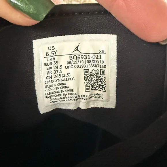 Nike Air Jordan 1 Mid SE Sneakers - Black and Tan Leopard Print Only worn once. - Picture 10 of 11